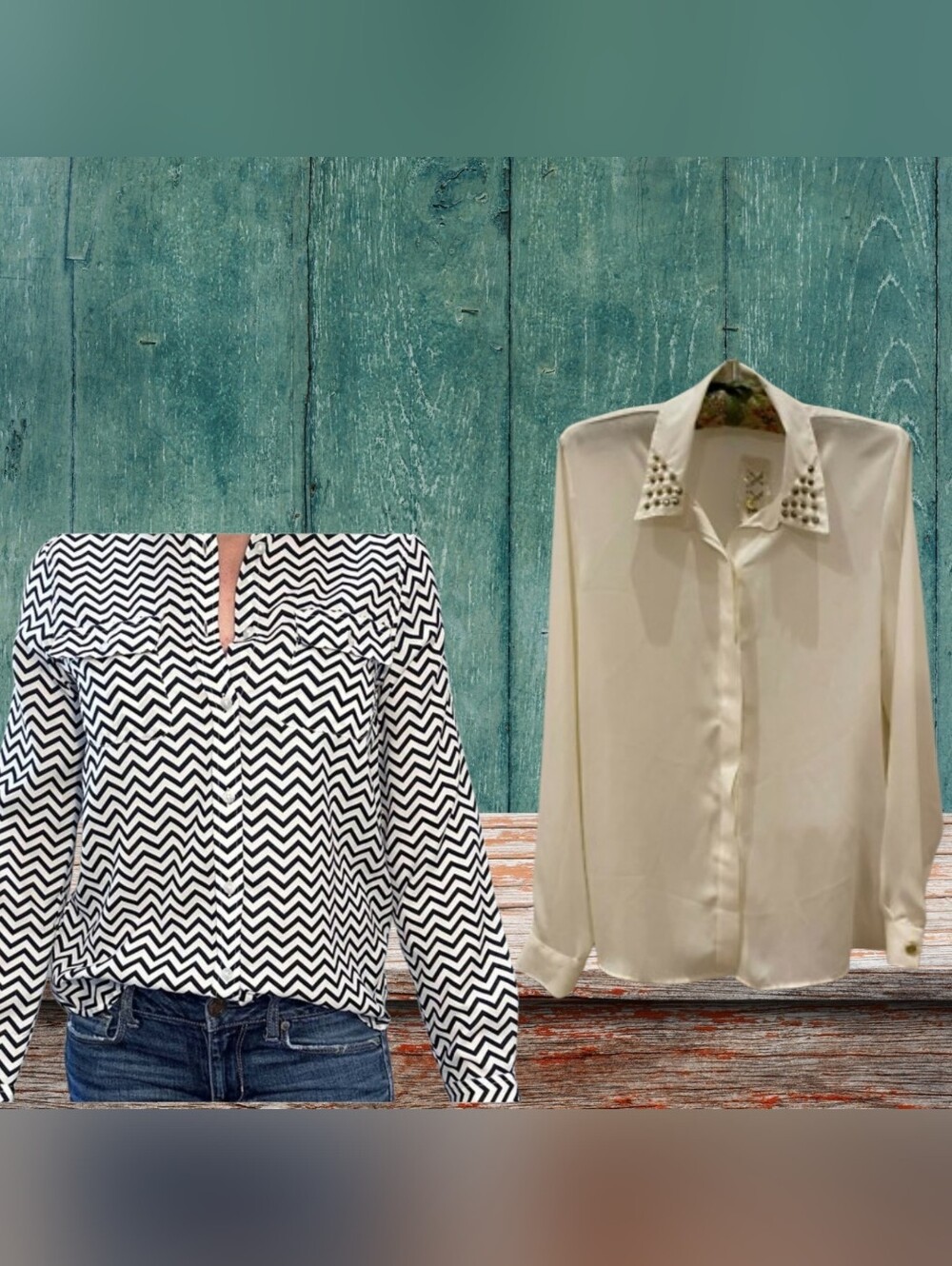 2 Button Up Women's Shirts